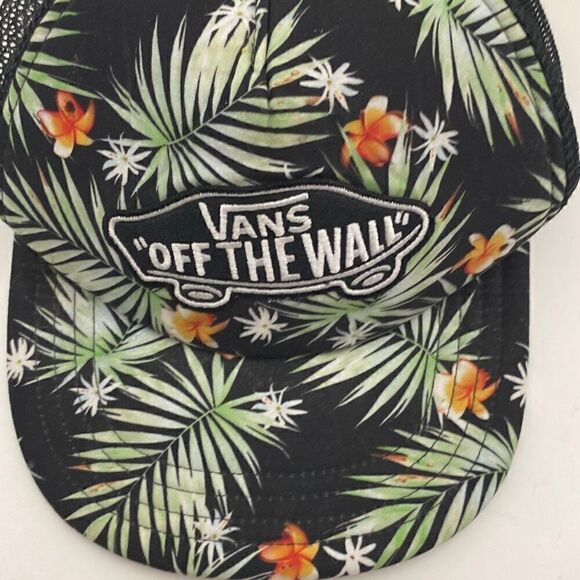 Vans Off The Walls Men's Tropical Print Mesh Net Back Trucker Cap - Picture 9 of 9